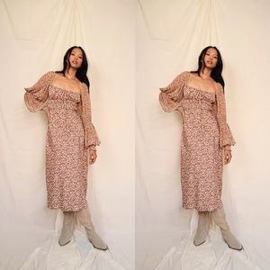 Free People Aglow Midi Dress